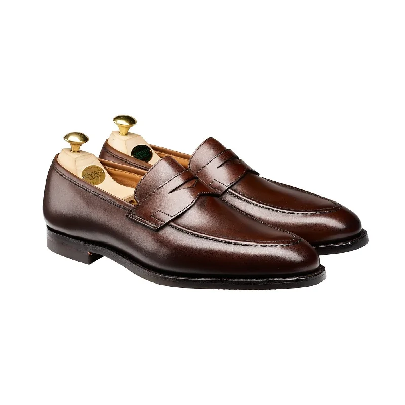 Comfortable Sports Sandals Sydney Dark Brown Burnished Calf (City Sole)