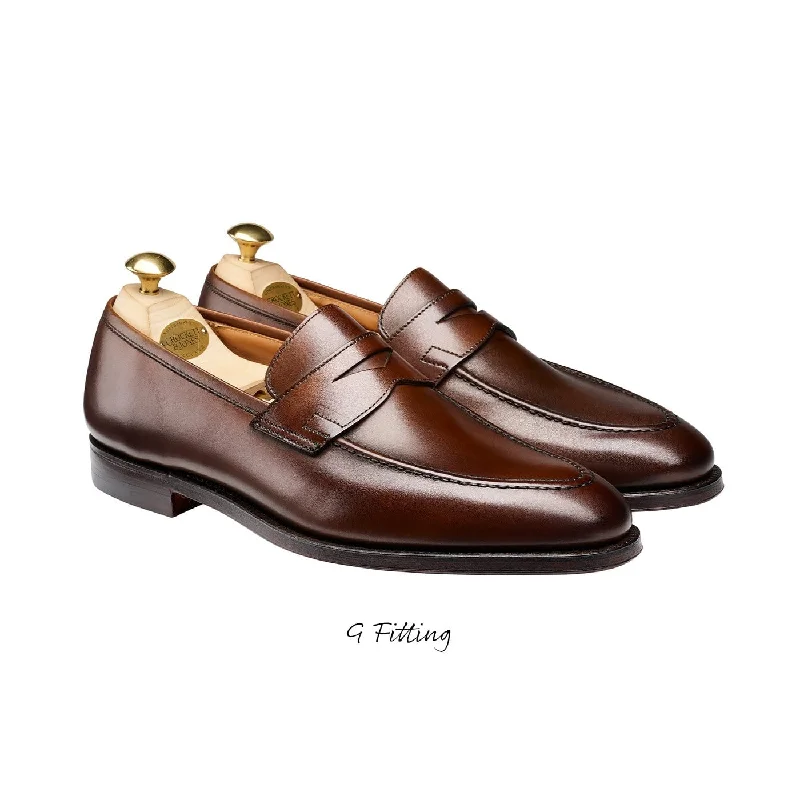 Stylish Casual Sandals For Sale Sydney Dark Brown Burnished Calf (G Fitting)