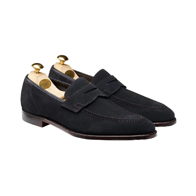 High Fashion Hiking Boots Teign Navy Suede