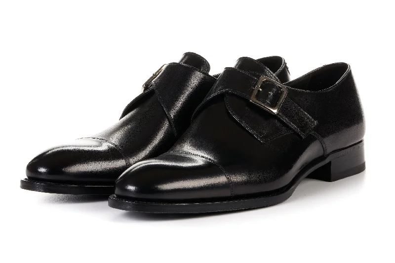 Trendy Sports Footwear The Olivier Single Monk Strap - Nero