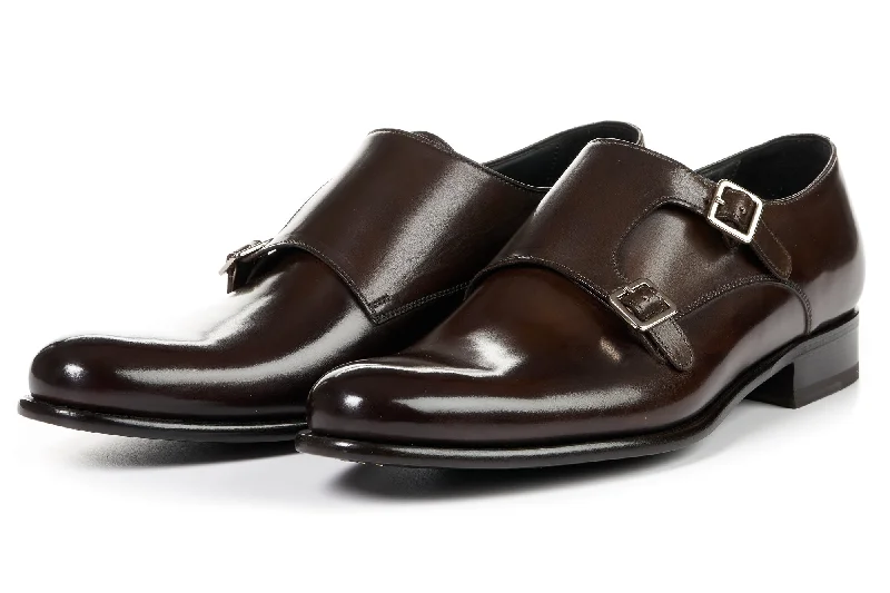 Sporty Winter Sandals The Poitier Double Monk Strap - Chocolate