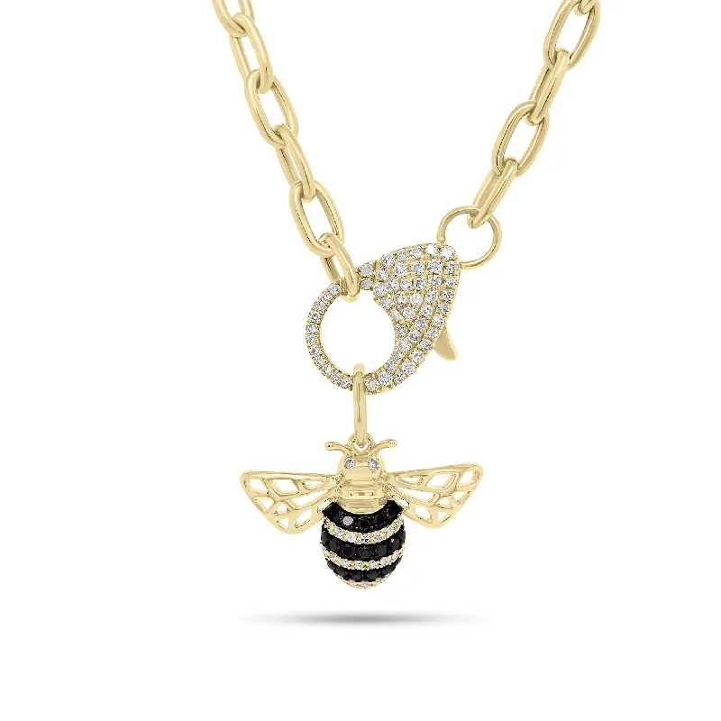 Black Diamond Bee Charm