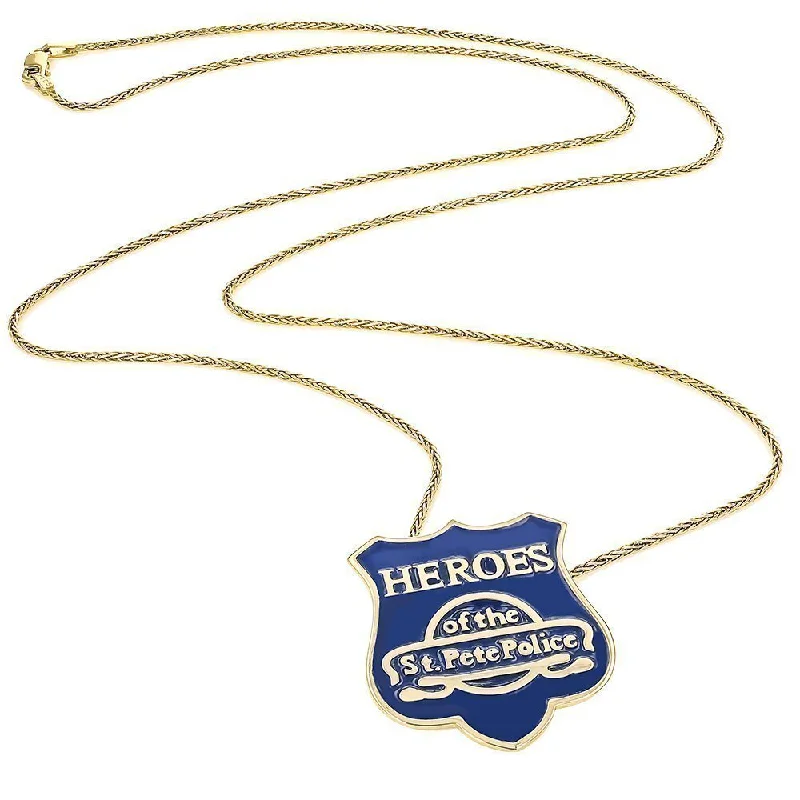 14Kt Heroes Of The St. Pete Police Pendant