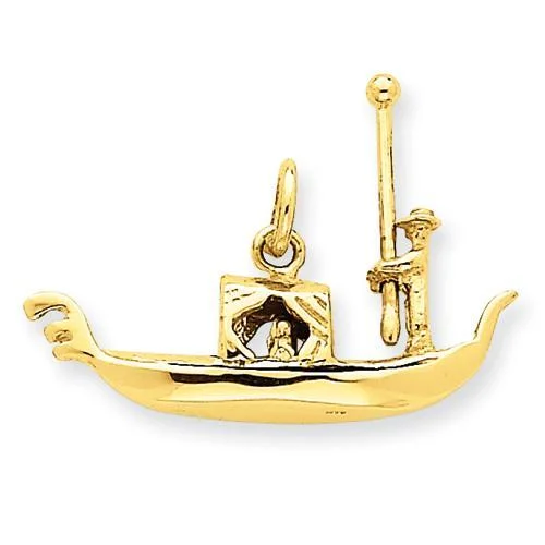 14KT YELLOW GOLD GONDOLA CHARM