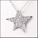 Cubic Zirconia Cz Star Pendant