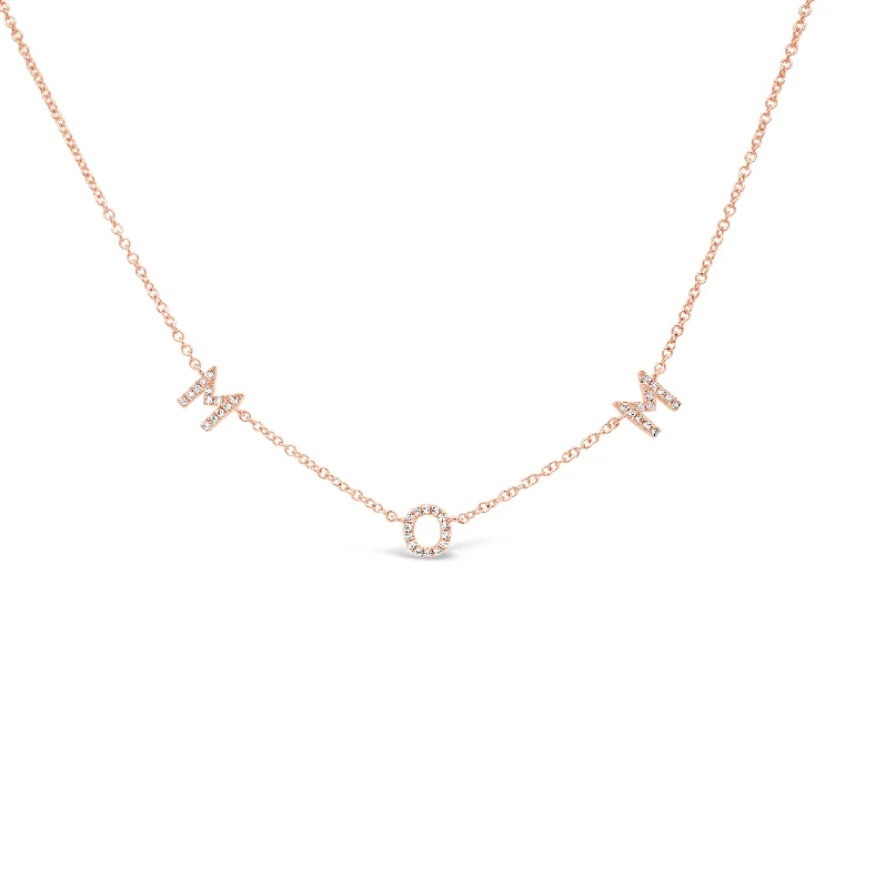 Diamond Mom Necklace