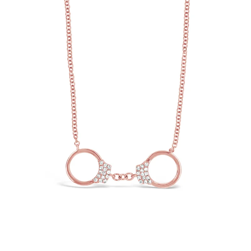 Diamond Handcuffs Necklace