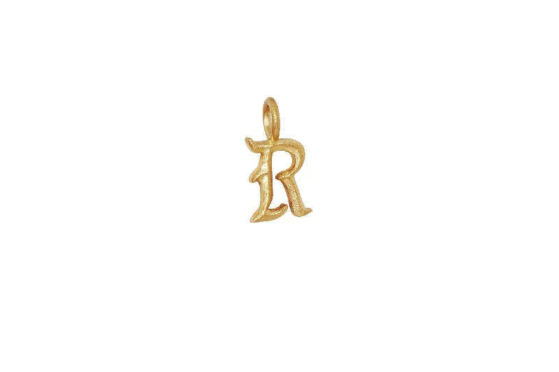 IX R Ice 22K Gold Plated Pendant