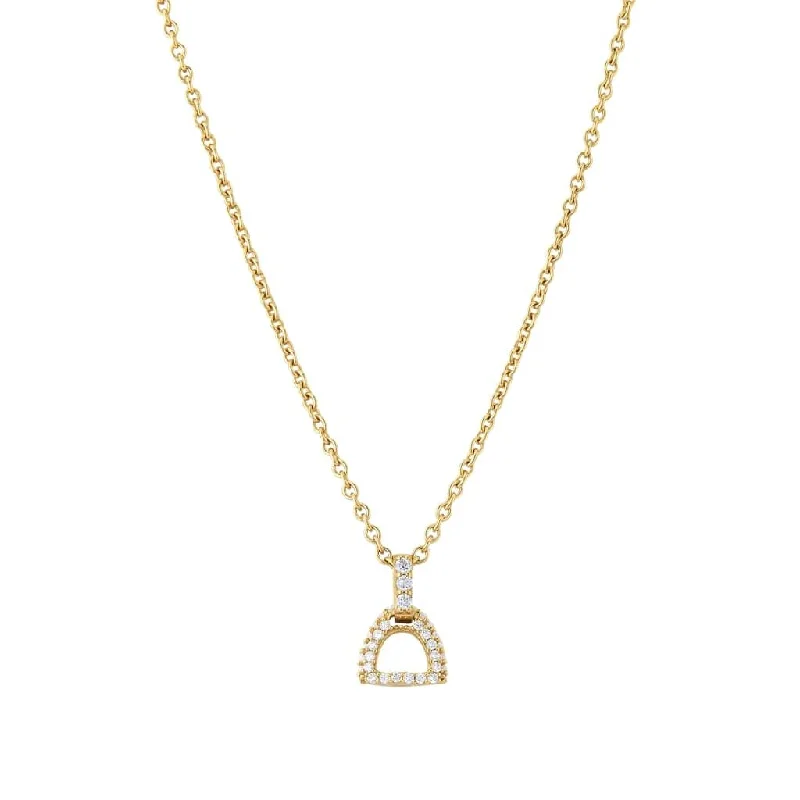 Fiontini 18K Gold Pendant w. 36 Diamonds