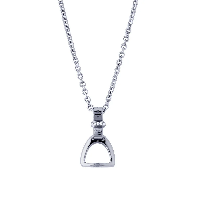 Fiontini 18K Whitegold Pendant w. 7 Diamonds