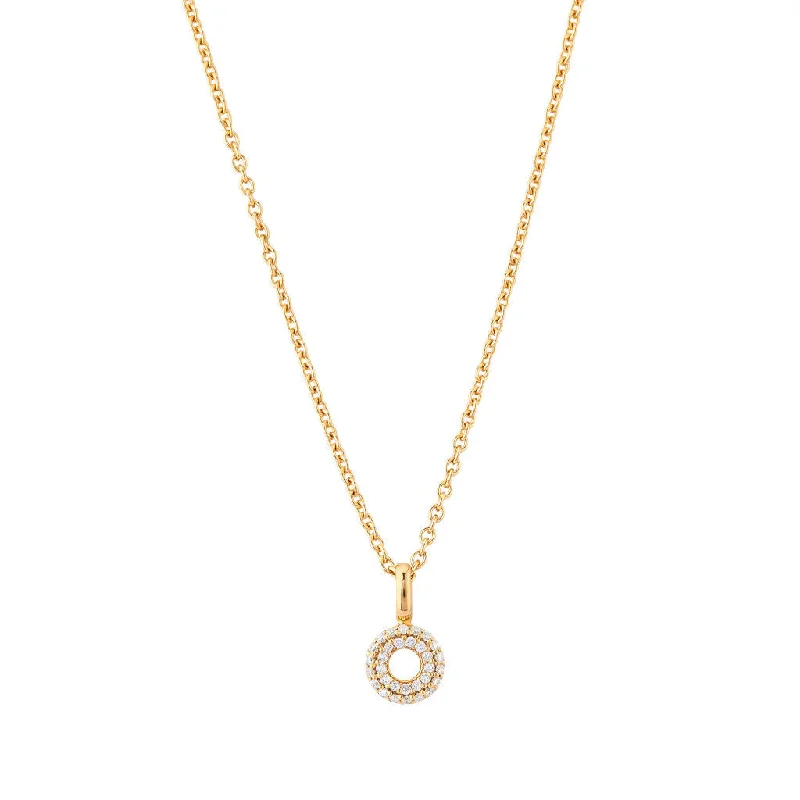 Matiné 18K Gold Pendant w. 31 Diamonds