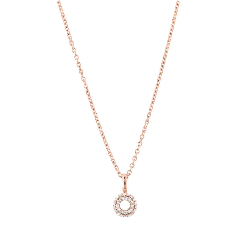 Matiné 18K Rosegold Pendant w. 31 Diamonds