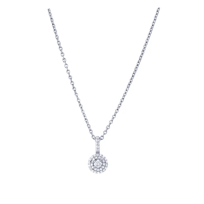 Matiné 18K Whitegold Pendant w. 37 Diamonds