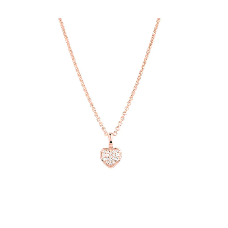 Prima Donna 18K Rosegold Pendant w. 18 Diamonds