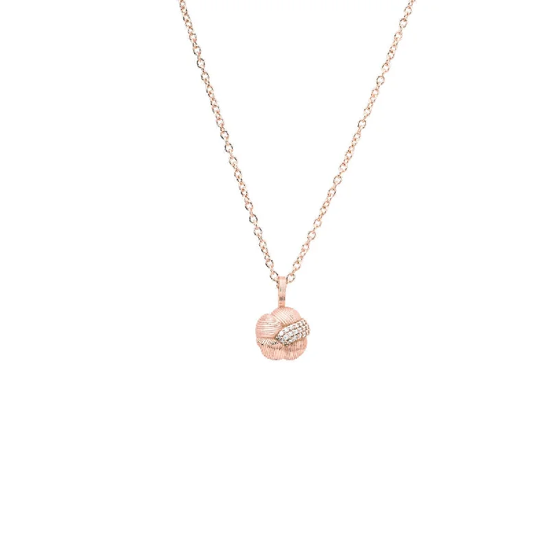 Savá 18K Rosegold Pendant w. 27 Diamonds