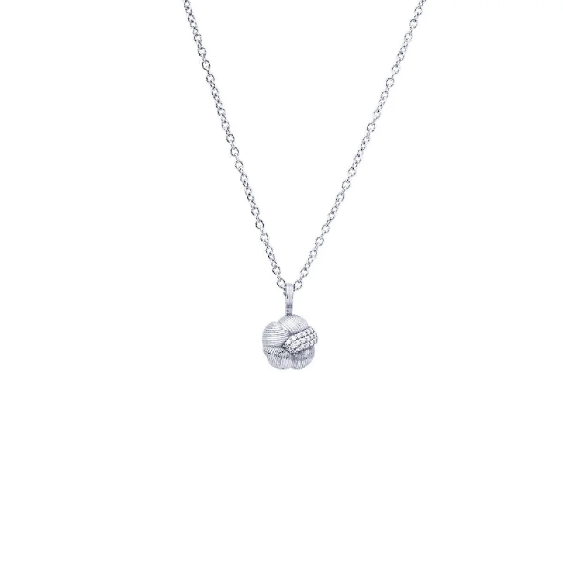 Savá 18K Whitegold Pendant w. 27 Diamonds