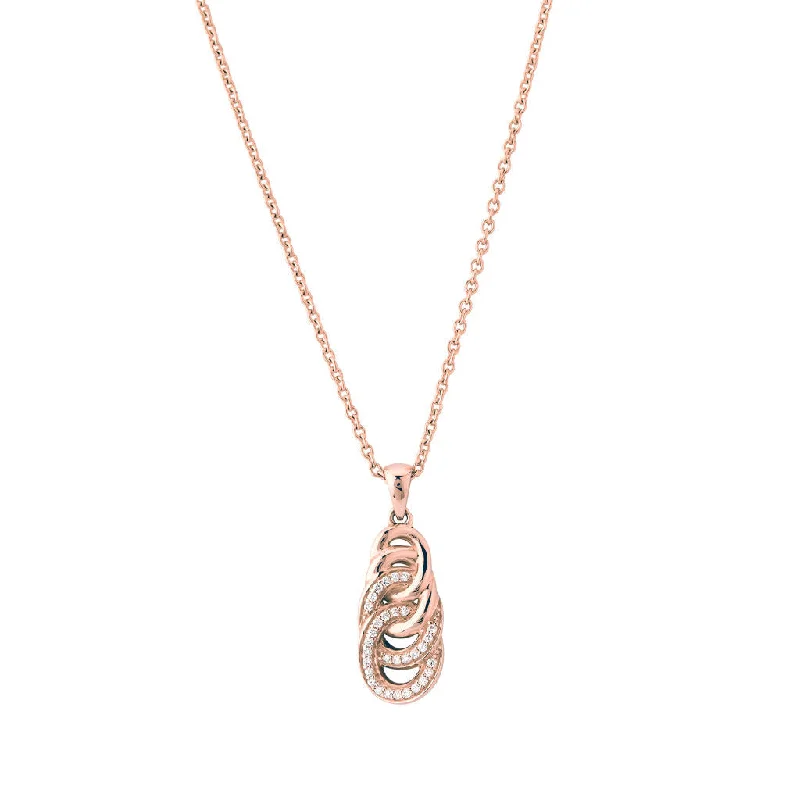 Sitana 18K Rosegold Pendant w. 31 Diamonds