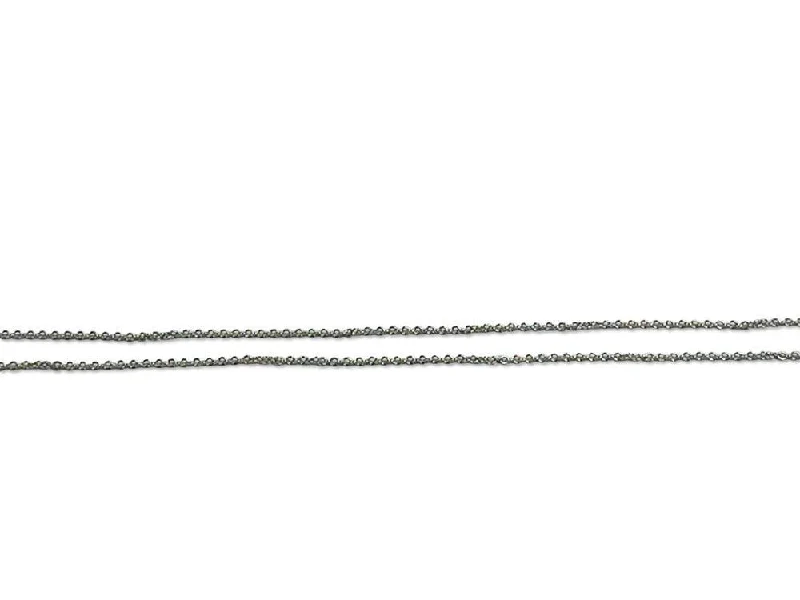 Tiffany Style Chain in 14K White Gold or 14K Yellow Gold