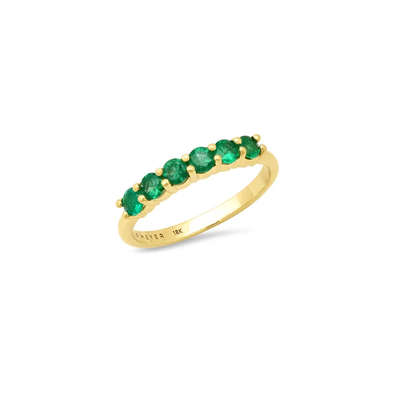 4-Prong Emerald Ring