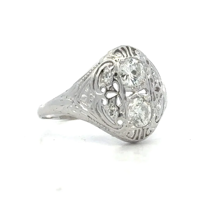 Antique Two Stone Ring