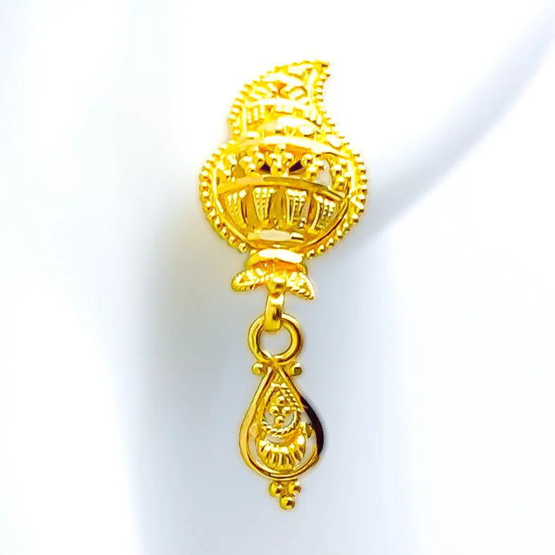 Eternal Charming 22k Gold Earrings