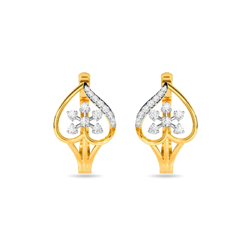 celestial moon and star necklace Irsa Earring