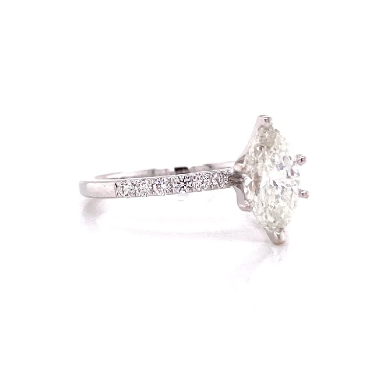 MARQUISE DIAMOND SOLITAIRE RING