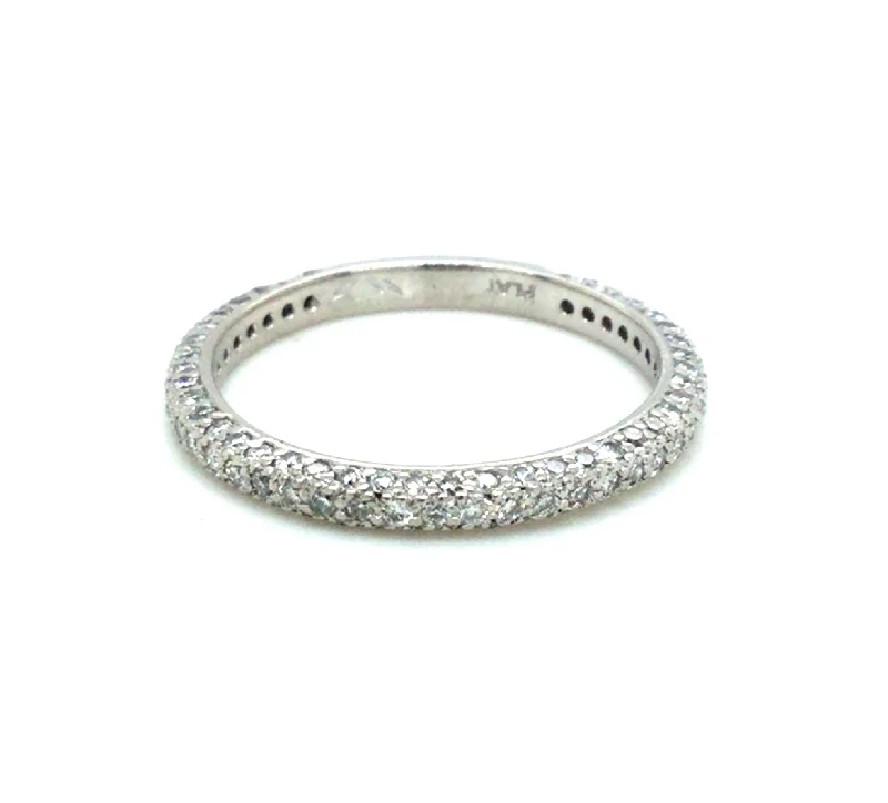 Platinum 0.6 ctw. Natural Diamond Wedding Ring