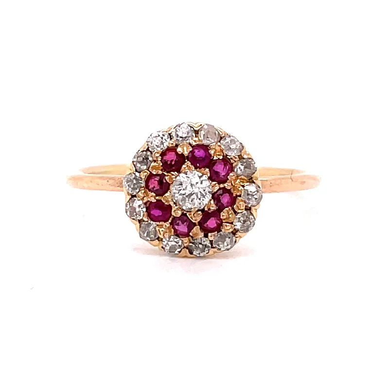 RUBY AND DIAMOND RING