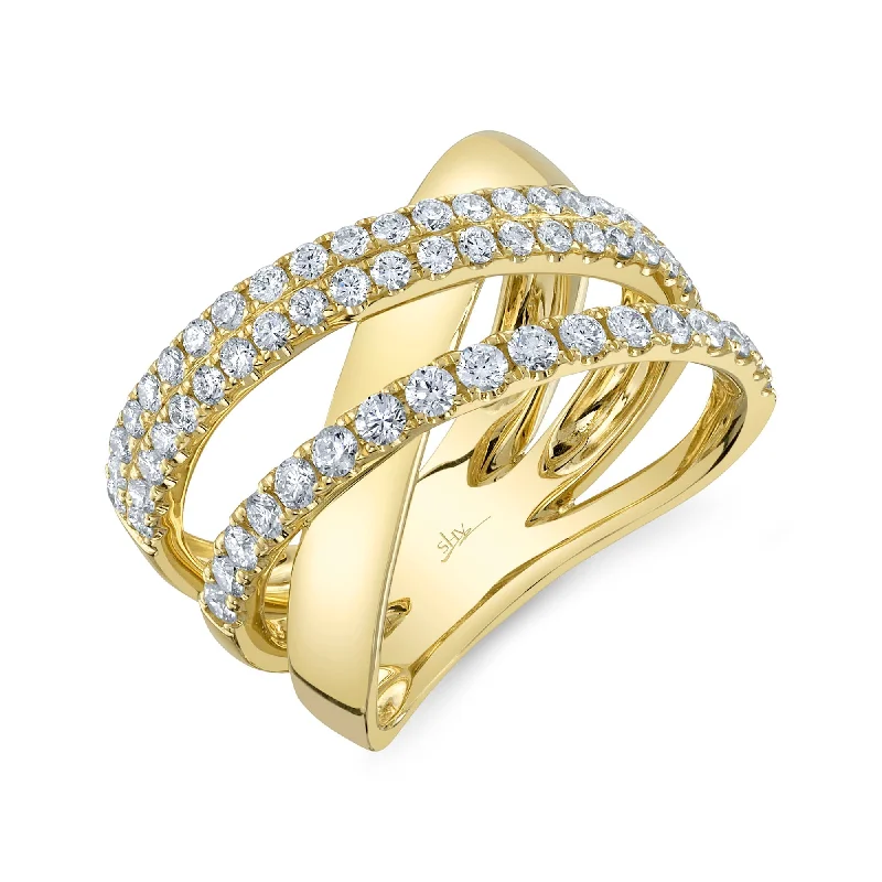 1.01CT DIAMOND BRIDGE RING