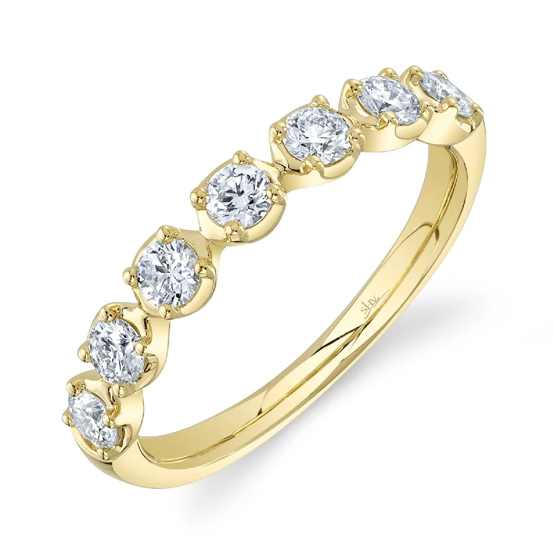 0.65CT DIAMOND CROWN SETTING BAND