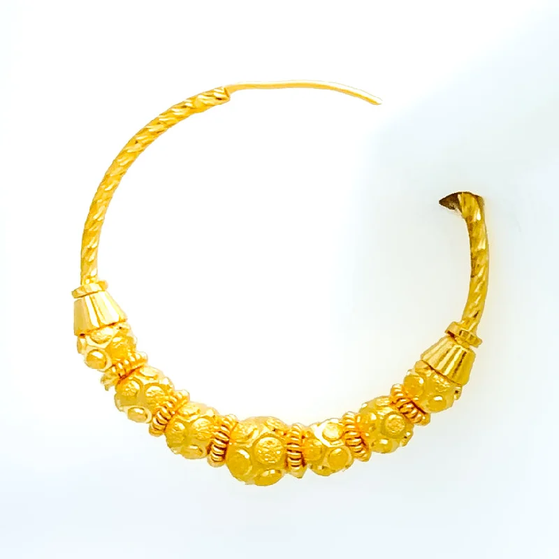 Stylish Brilliant 22k Gold Bali