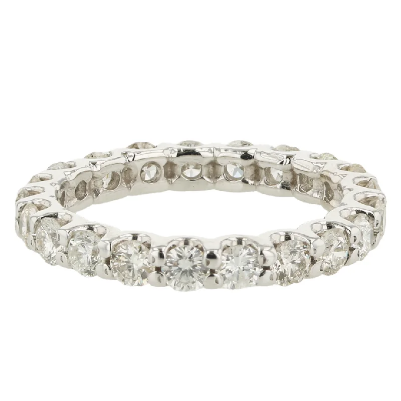 "The Becky Diamond Band" 2.0CTTW 14KWG Eternity Band