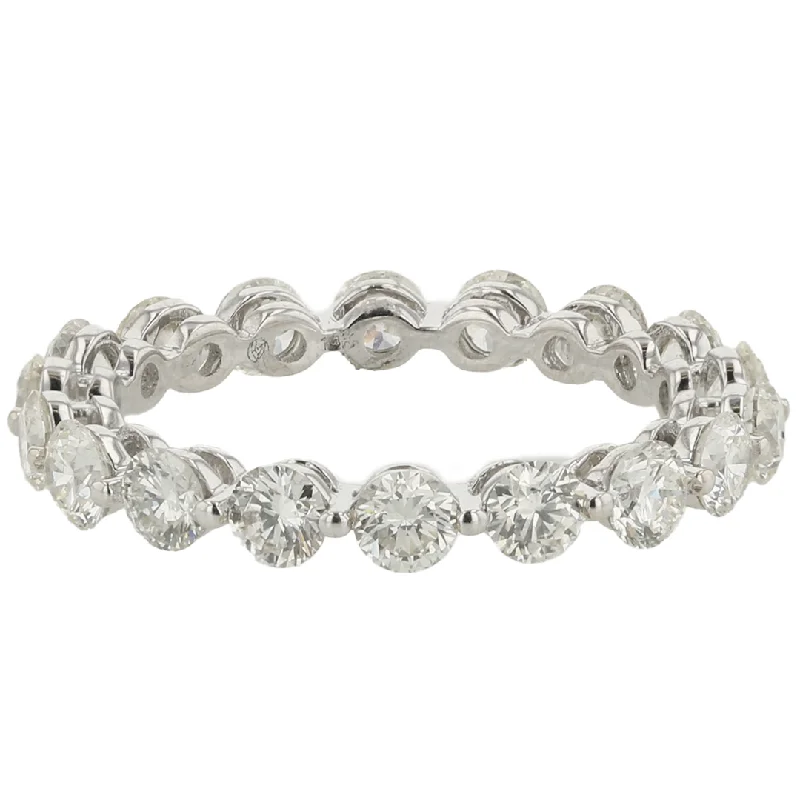 "The Drew Diamond Band" 2.12CTTW 14KWG Eternity Band