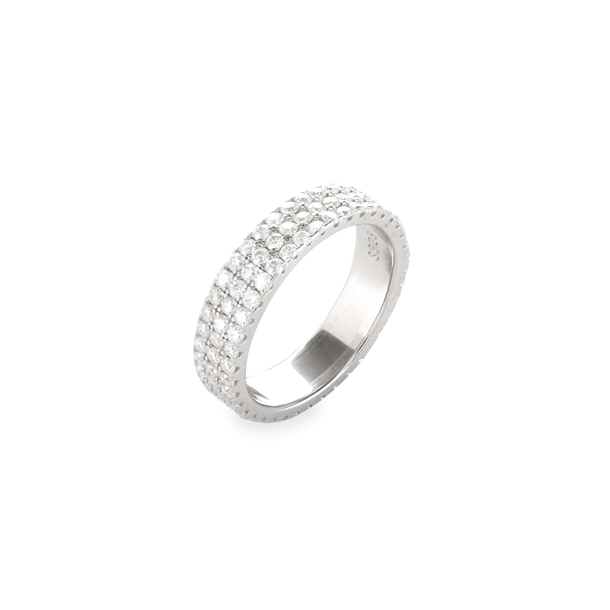 TRIPLE ETERNITY DIAMOND RING