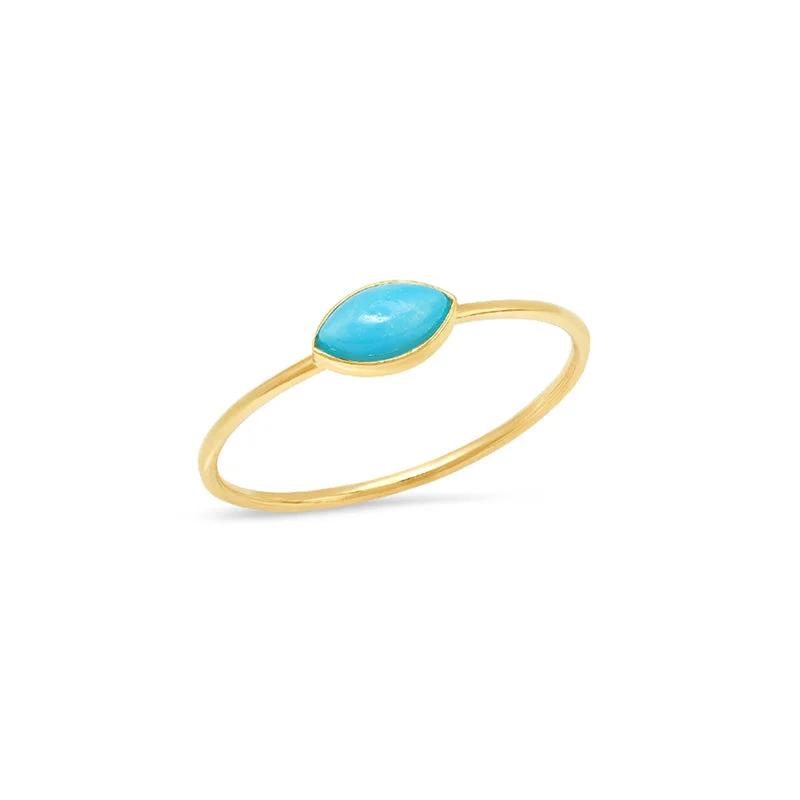 Turquoise Marquise Ring