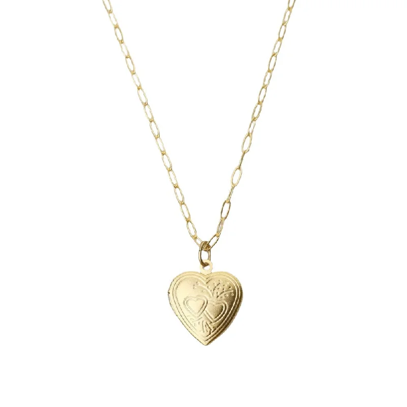 Heart Shaped Locket Necklace