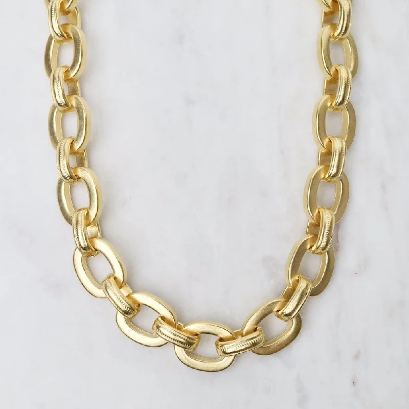 Oval Link Necklace