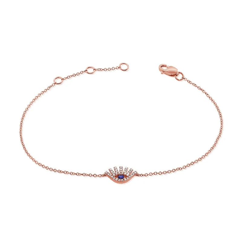 gemstone teardrop earrings 14K Evil Eye & Hamsa Chain Bracelet