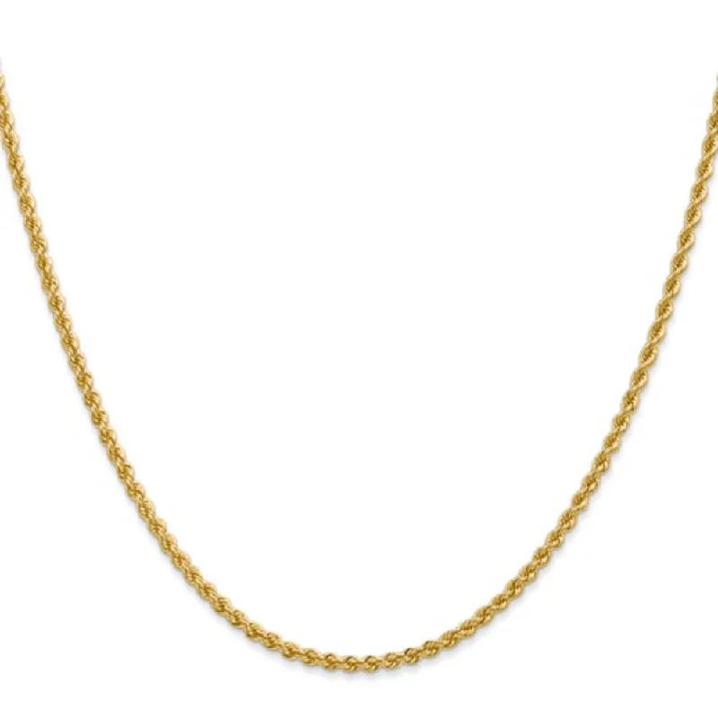 14k Gold 2.25mm Rope Chain