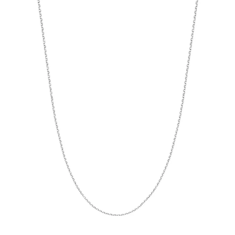 14k White Gold 1.5mm Cable Chain