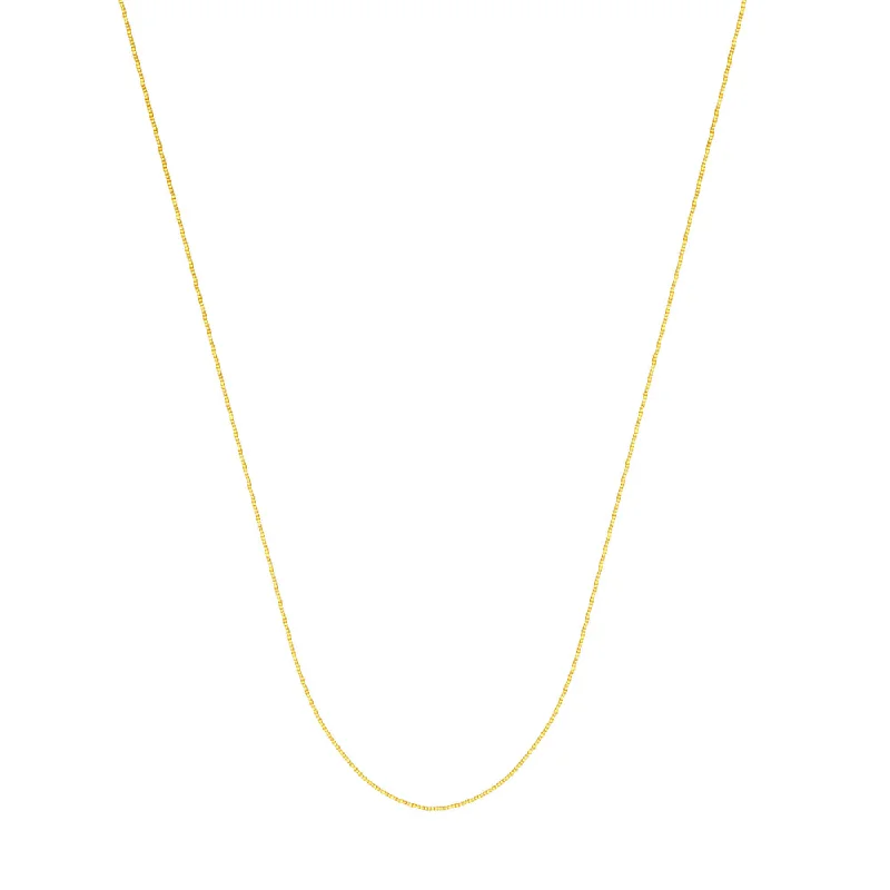 14kt Yellow Gold .55mm Box Chain