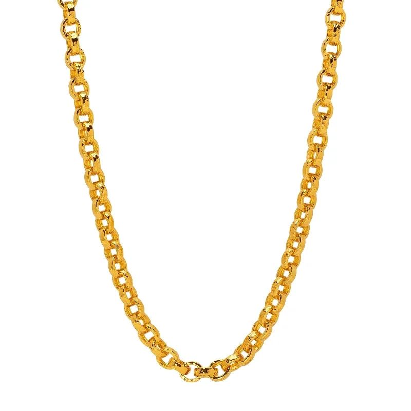 All Gold Link Necklace