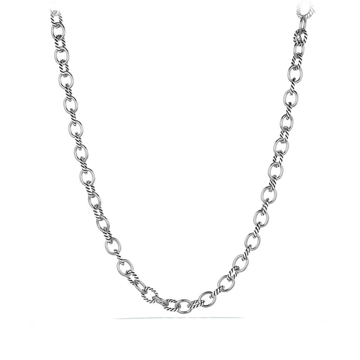 David Yurman 17 inch Medium Oval Link Chain Necklace