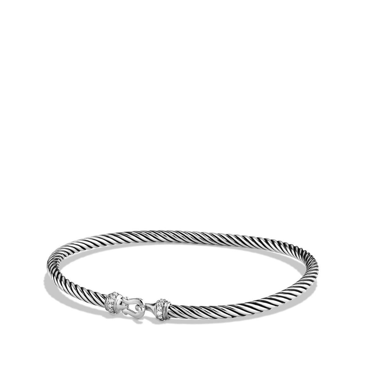 David Yurman 3mm Buckle Classic Cable Bracelet