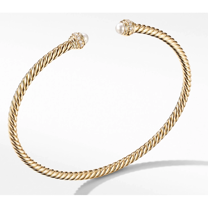 David Yurman 3mm Cablespira Bracelet