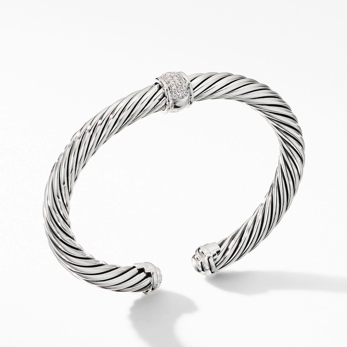 David Yurman 7mm Classic Cable Station Bracelet