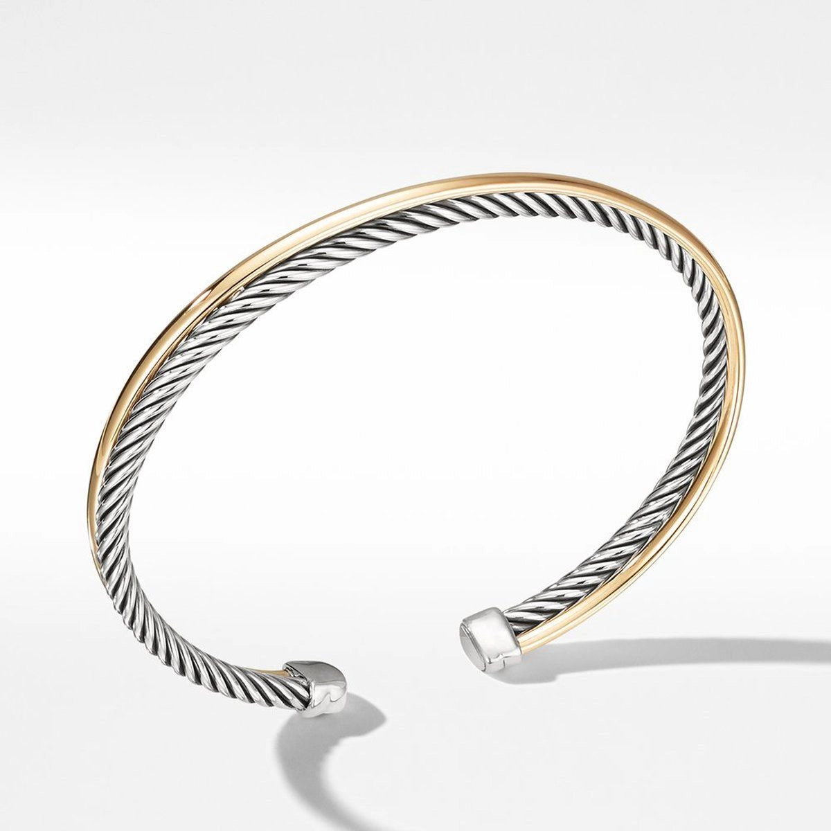 David Yurman Bonded Gold Crossover Bracelet