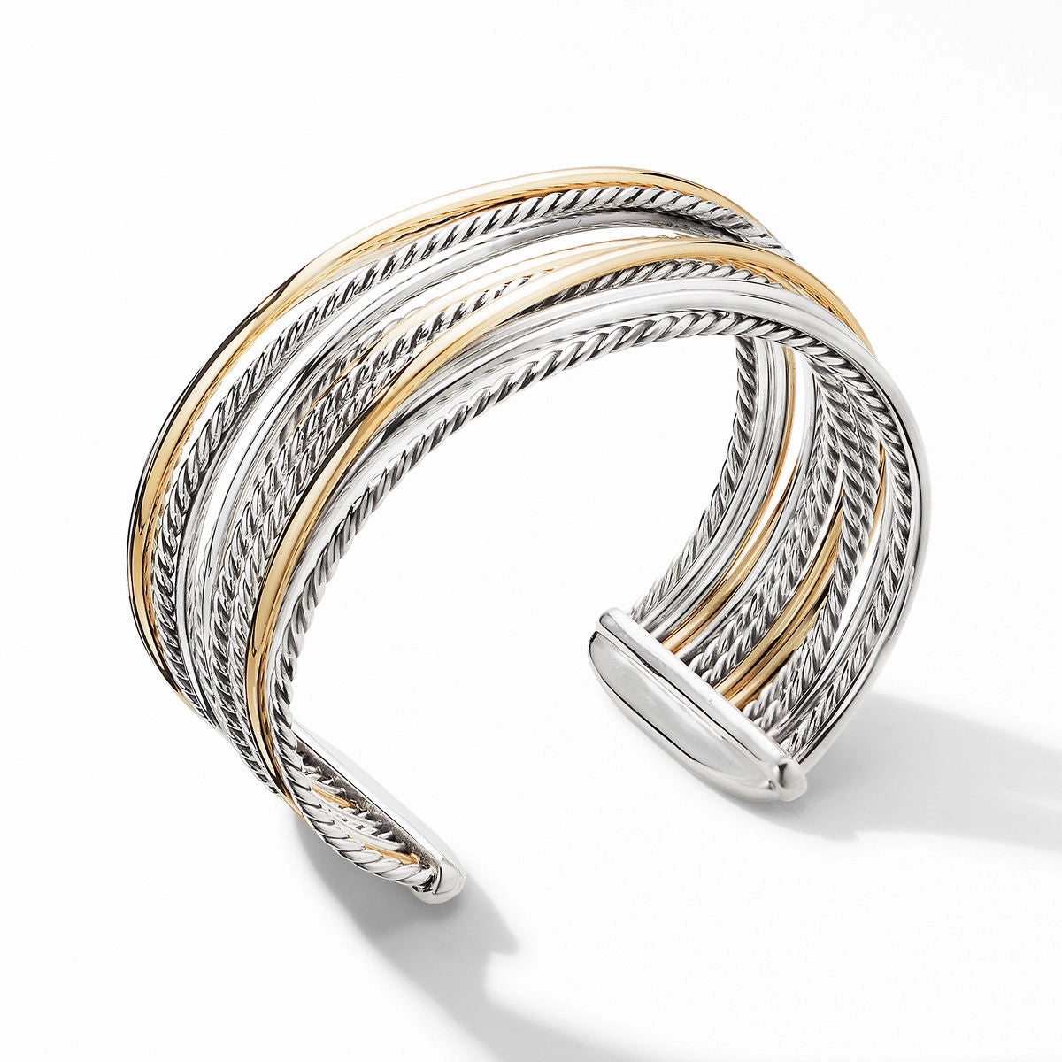 David Yurman Wide Crossover Cuff Bracelet