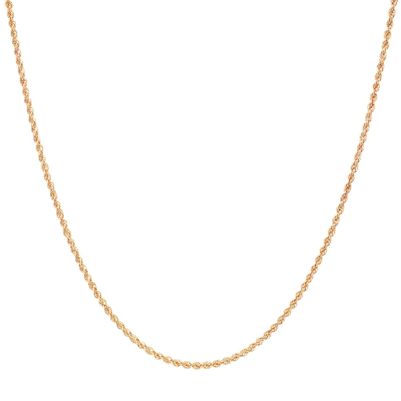 Twist Chain Necklace - Yellow Gold